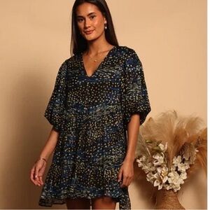 SHORE brand Camila Patterned Mini Dress NWT